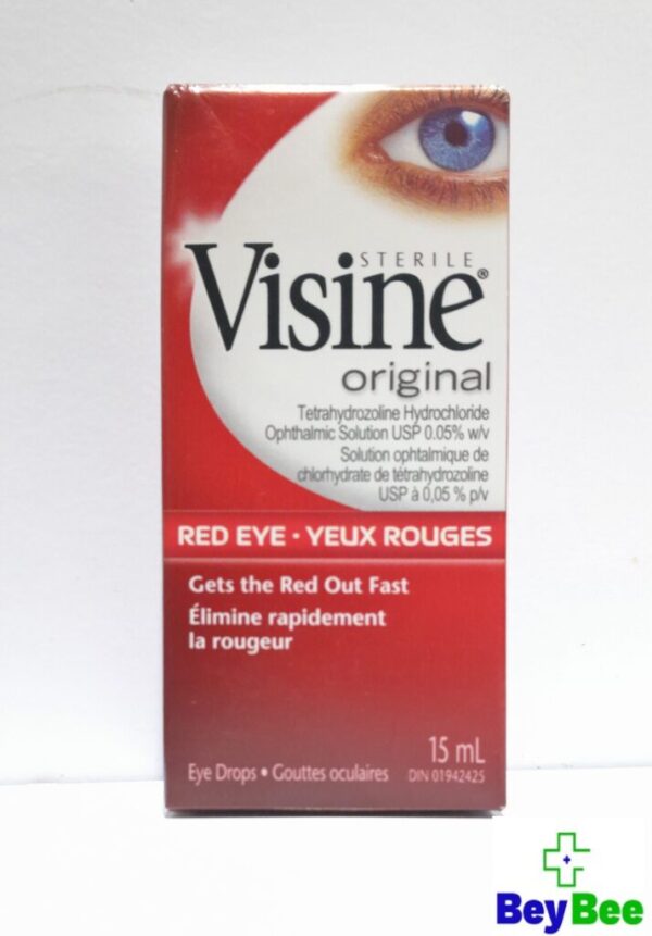 Visine Original (Tetrahydrozoline Hydrochloride 0.05%) Ophthalmic Solution