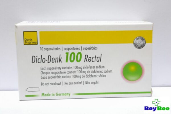 Diclo-Denk 100 Rectal Suppositories