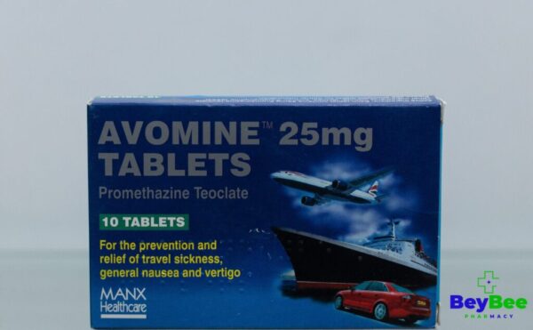 Avomine 25mg Tablets