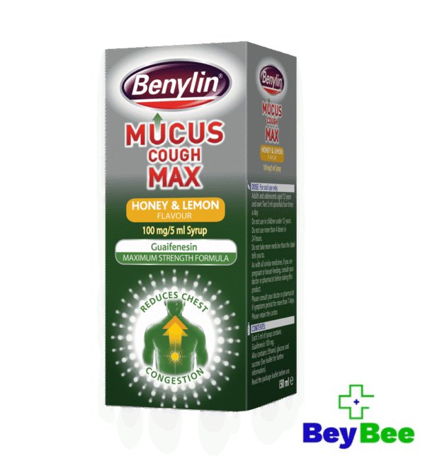 Benylin Mucus Cough Max (Guaifenesin) Syrup