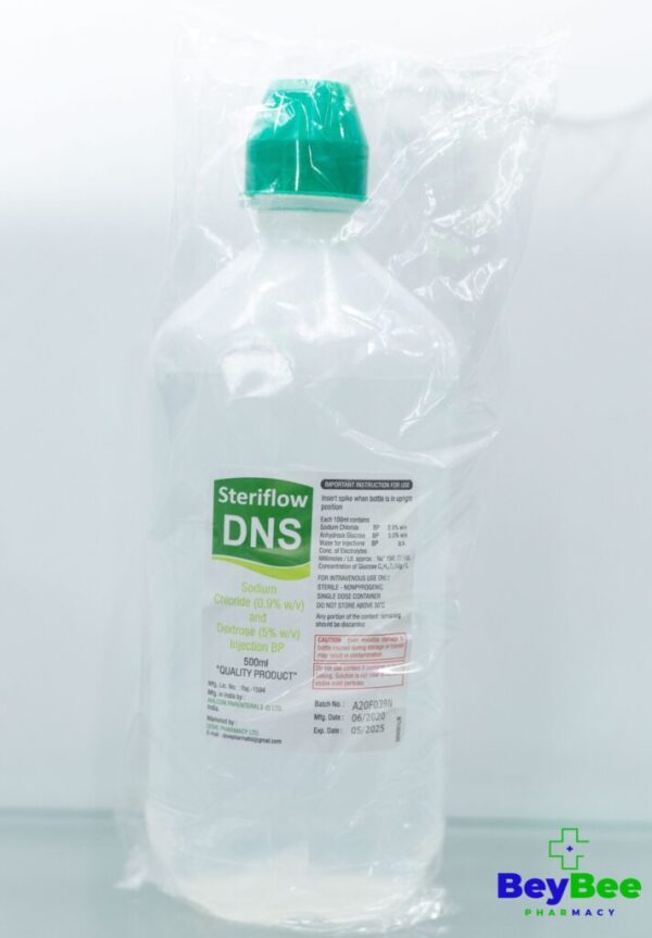 Dextrose 5% & Saline 0.9% (DNS)