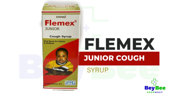Flemex Junior Expectorant (Carbocisteine 2%) Cough Syrup