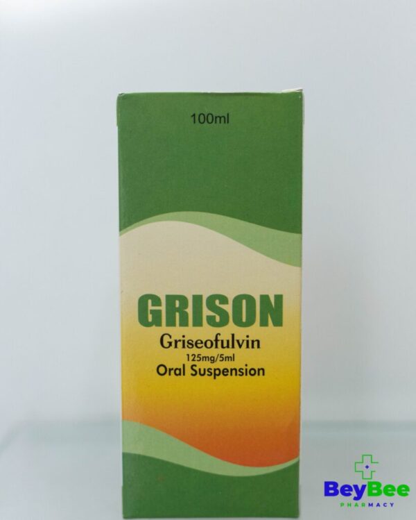 Grison (Griseofulvin) 125mg/5ml Suspension