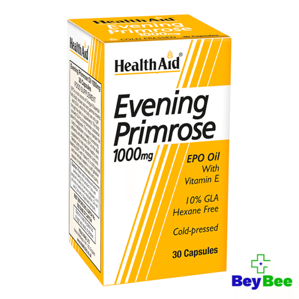 HealthAid Evening Primrose Oil 1000mg Capsules
