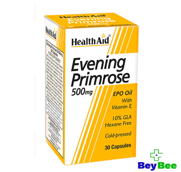 HealthAid Evening Primrose Oil 500mg Capsules