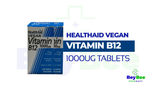 HealthAid Vegan Vitamin B12 1000ug Tablets