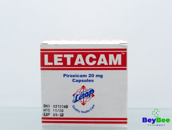Letacam (Piroxicam) 20mg Tablets