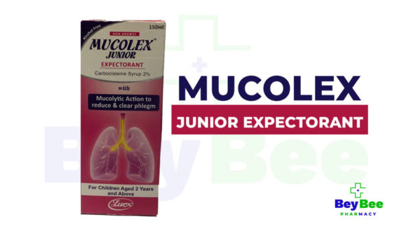 Mucolex Junior Expectorant Syrup (Carbocisteine 2%)