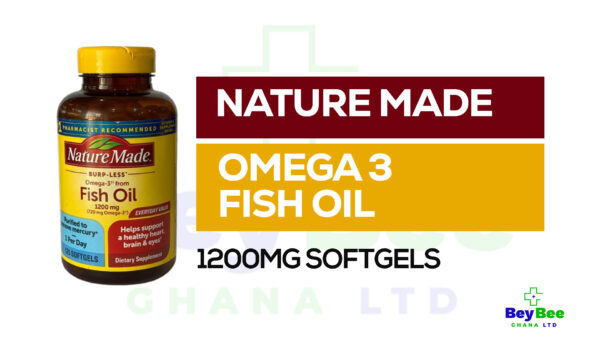 Nature Made Omega 3 Fish Oil 1200mg Softgels