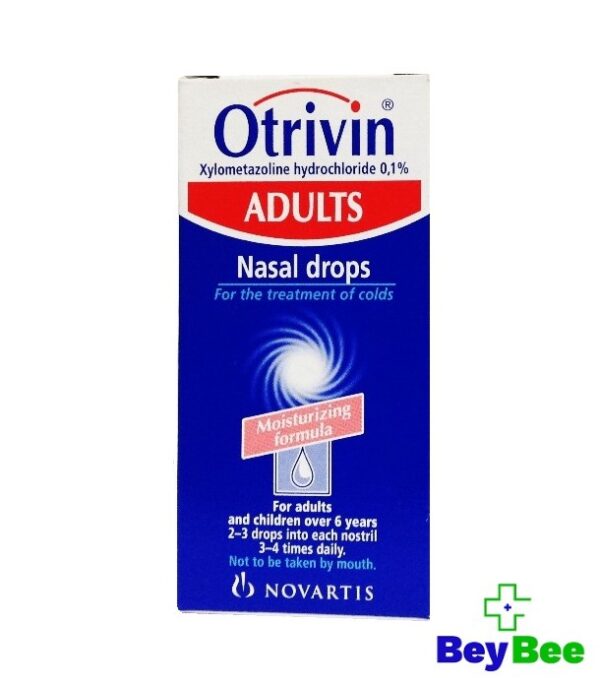 Otrivin Nasal Drops 0.1% Adult