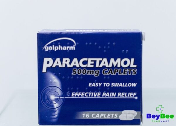Paracetamol 500mg Caplets 16’s