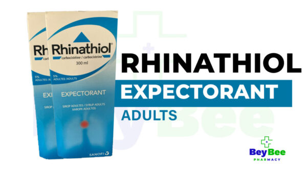Rhinathiol (Carbocisteine 5%) Expectorant Syrup Adults