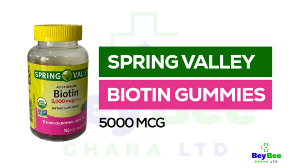 Spring Valley Biotin 5000mcg Gummies