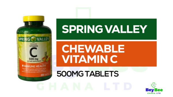 Spring Valley Chewable Vitamin C 500mg Tablets