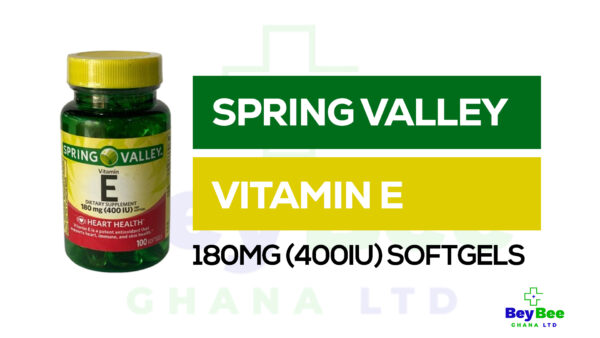 Spring Valley Vitamin E 180mg (400IU) Softgels