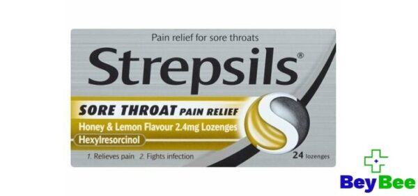 Strepsils Sore Throat Pain Relief Lozenges