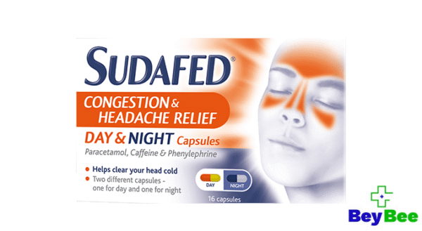 Sudafed Congestion & Headache Relief Day & Night Capsules