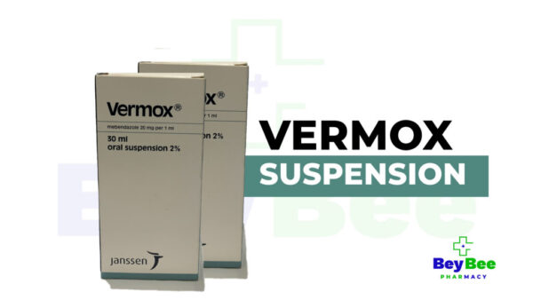 Vermox (Mebendazole) Oral Suspension 30mL