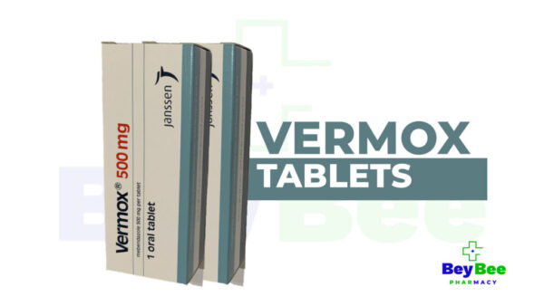 Vermox 500mg (Mebendazole) Tablet