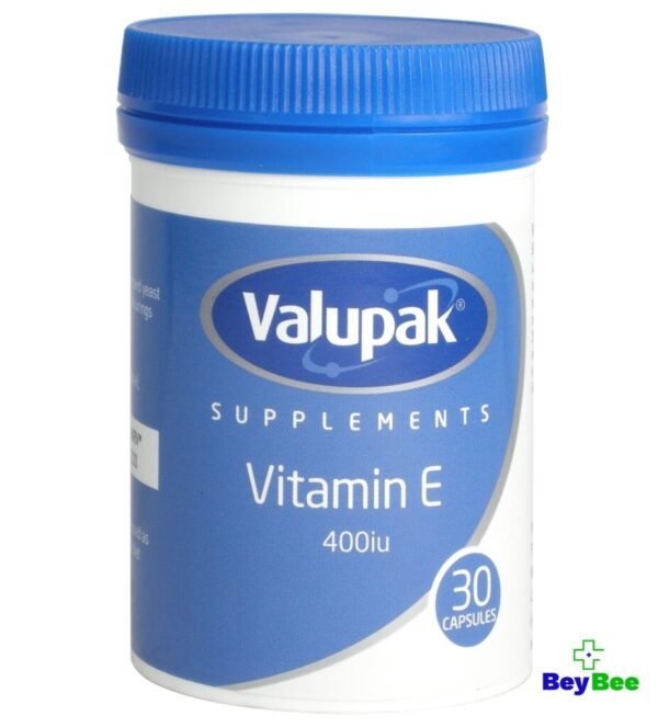 Valupak Vitamin E 400iu Capsules