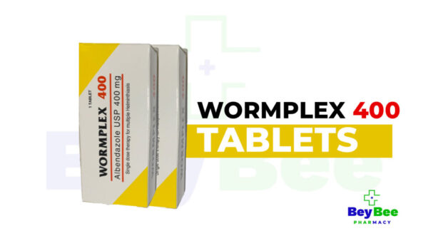 Wormplex 400 (Albendazole 400mg) Tablet
