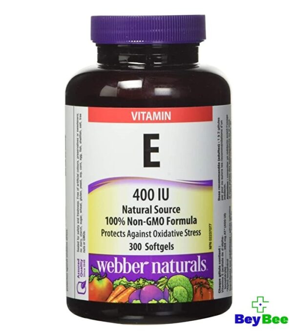 Webber Naturals Vitamin E 400 IU Softgels