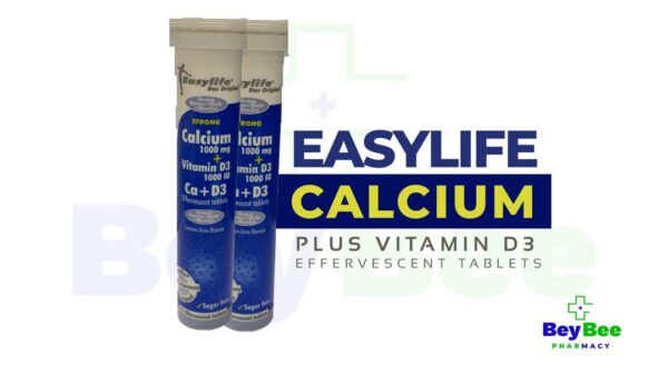Easylife Calcium + Vitamin D3 Effervescent Tablets